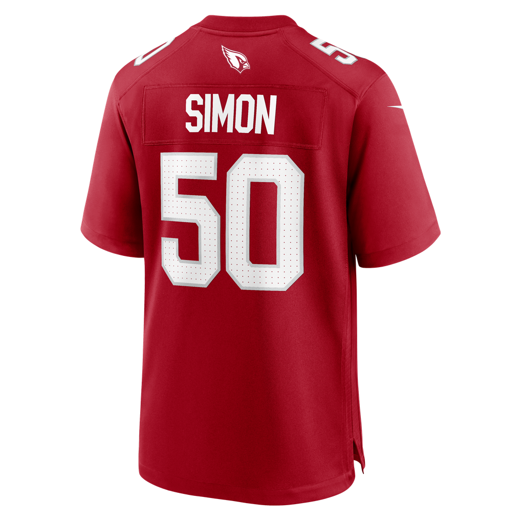 Men's Arizona Cardinals Cody Simon Nike  Cardinal Team Game Jersey - Image 4