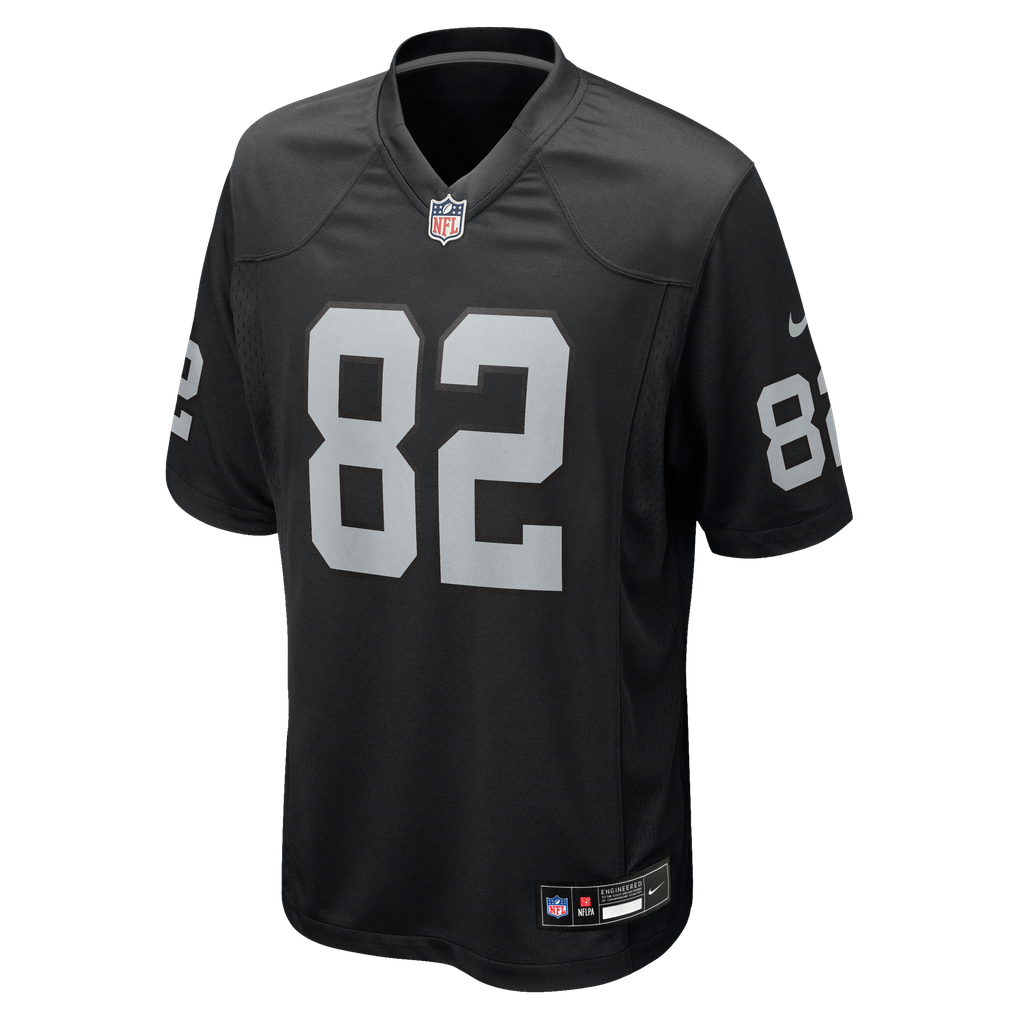 Men's Las Vegas Raiders Cody White Nike Black Team Game Jersey - Image 5
