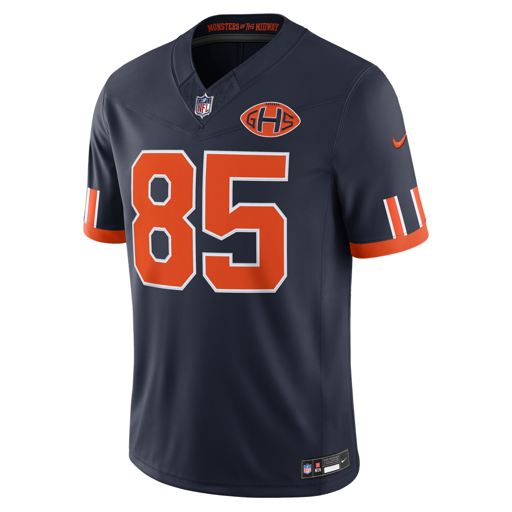 Men's Chicago Bears Cole Kmet Nike Navy 2026 Rivalries Collection Stitched Limited Jersey - Image 3