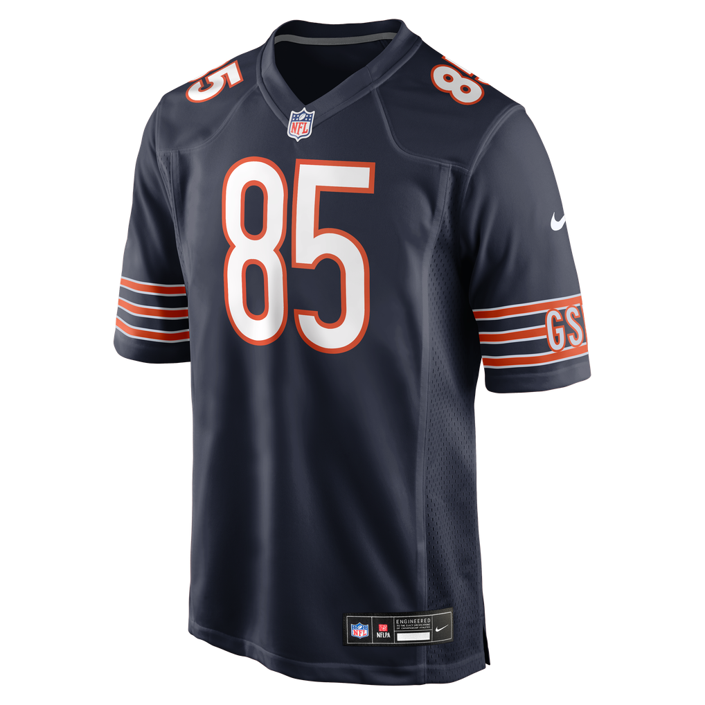 Men's Chicago Bears Cole Kmet Nike Navy Player Game Jersey - Image 3