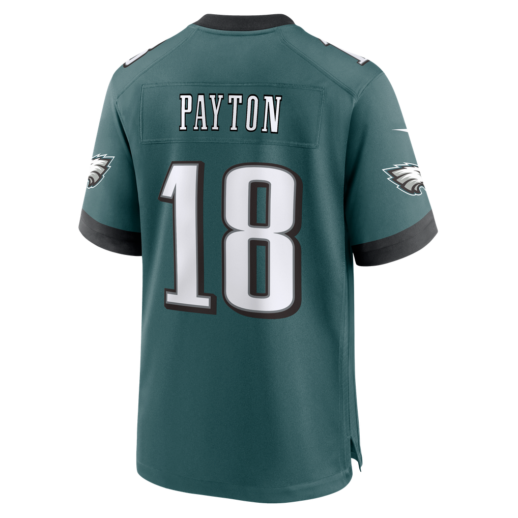 Men's Philadelphia Eagles Cole Payton Nike Midnight Green Team Game Jersey - Image 4
