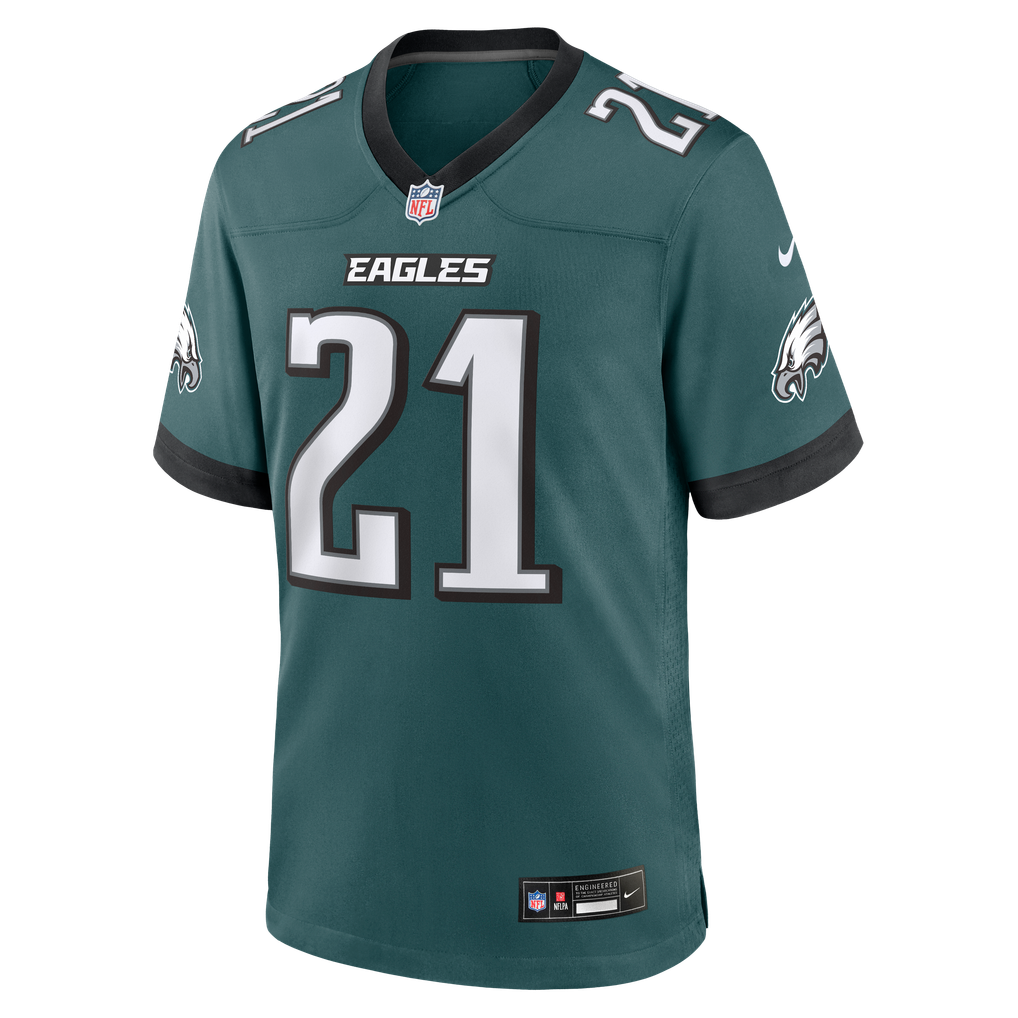 Men's Philadelphia Eagles Cole Wisniewski Nike Midnight Green Team Game Jersey - Image 3
