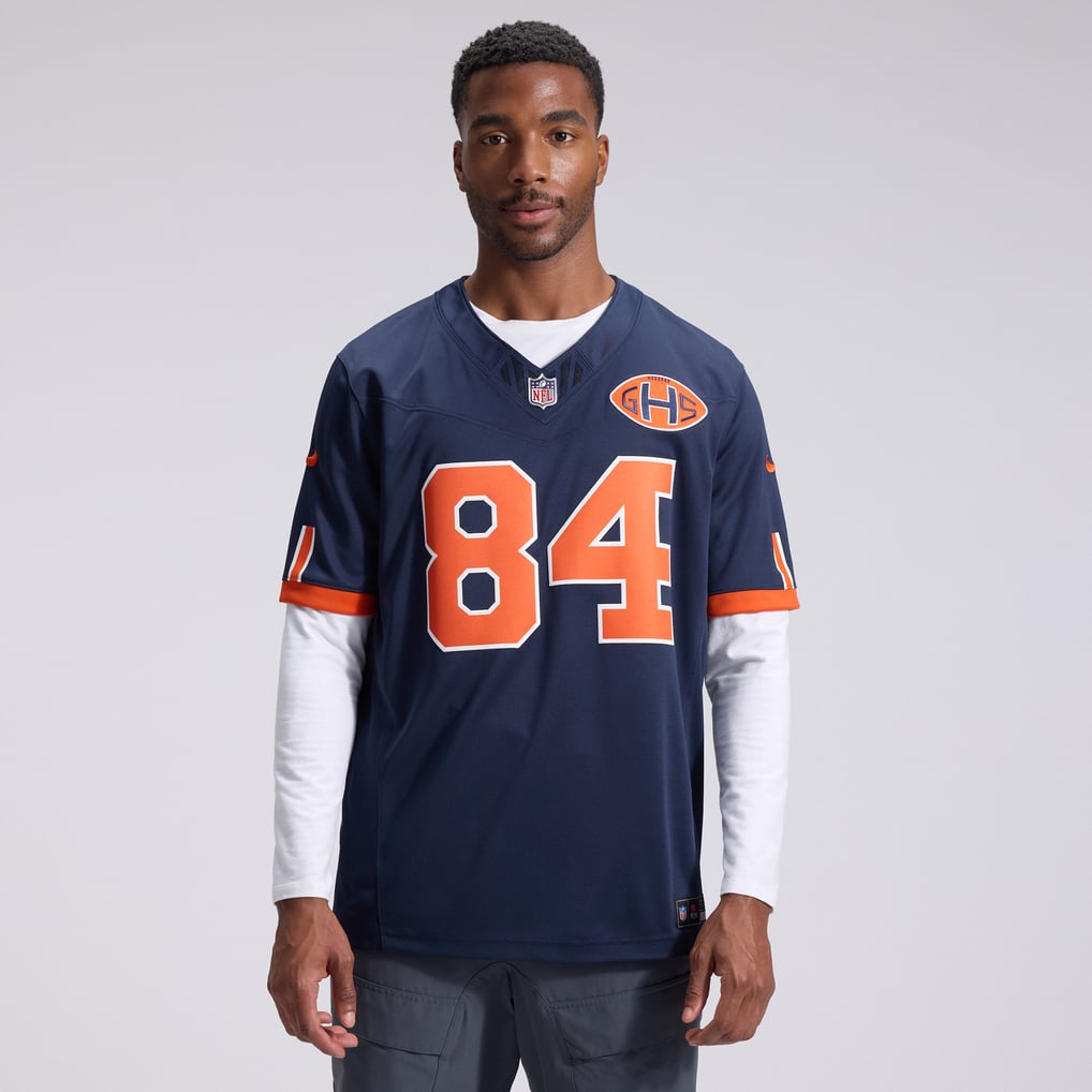 Men's Chicago Bears Colston Loveland Nike Navy 2026 Rivalries Collection Stitched Limited Jersey - Image 3