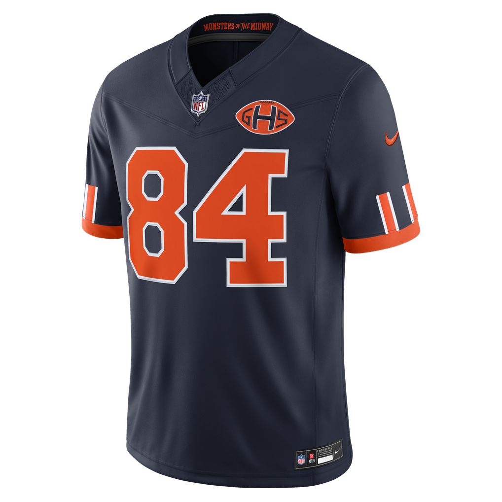 Men's Chicago Bears Colston Loveland Nike Navy 2026 Rivalries Collection Stitched Limited Jersey - Image 7