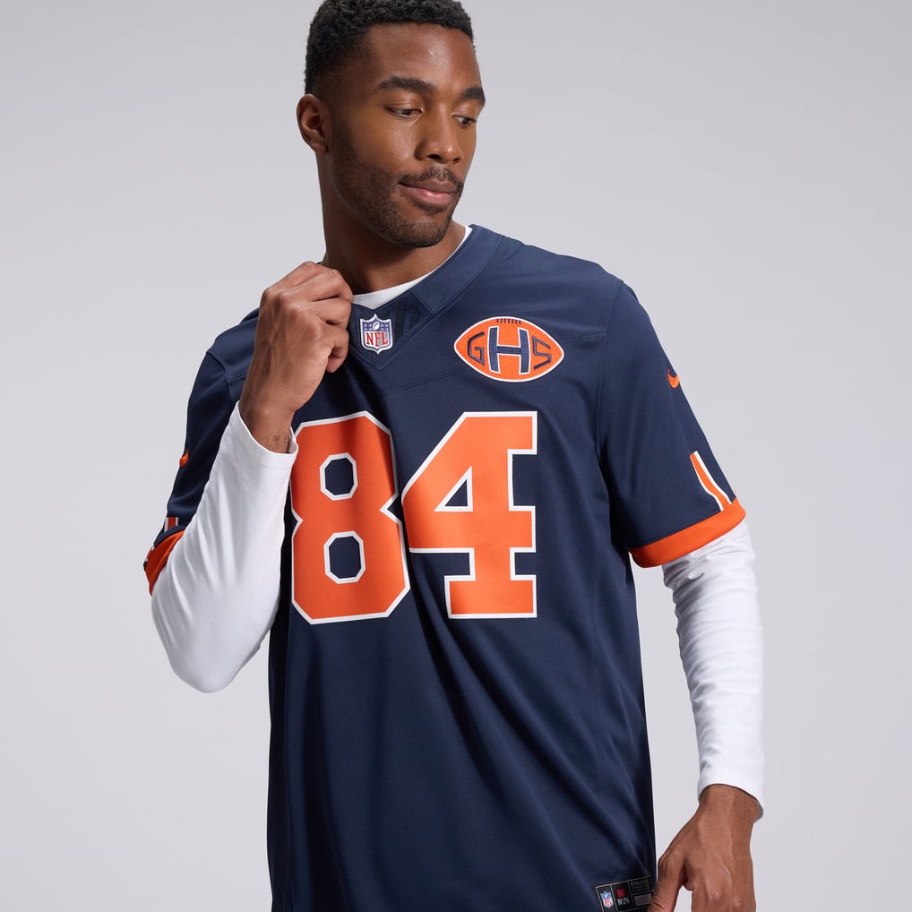 Men's Chicago Bears Colston Loveland Nike Navy 2026 Rivalries Collection Stitched Limited Jersey - Image 10