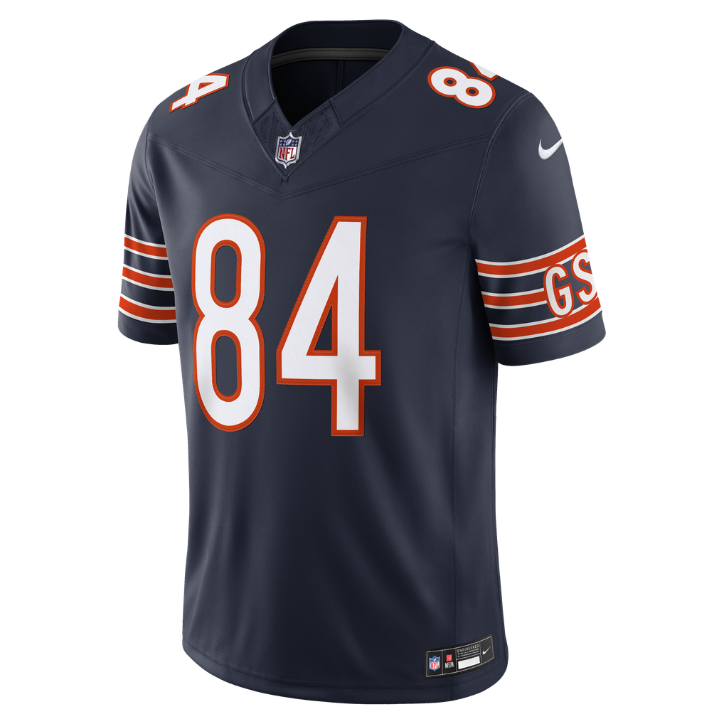 Men's Chicago Bears Colston Loveland Nike Navy Team Vapor F.U.S.E. Stitched Limited Jersey - Image 3