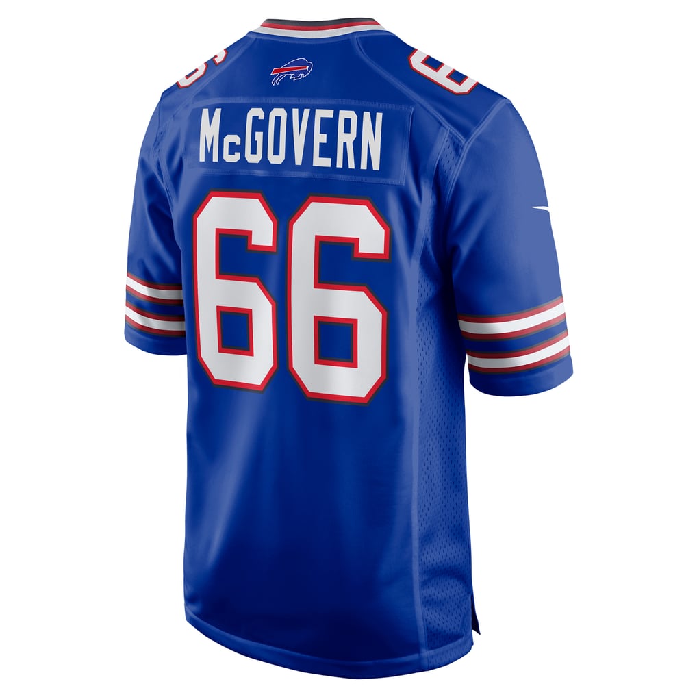 Men's Buffalo Bills Connor McGovern Nike Royal Game Player Jersey - Image 4