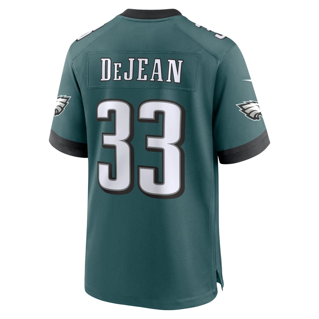 Men's Philadelphia Eagles Cooper DeJean Nike Green  Game Jersey - Image 4