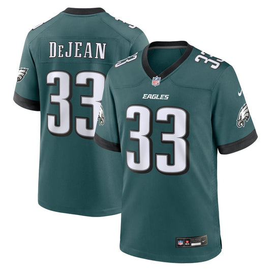 Men's Philadelphia Eagles Cooper DeJean Nike Green  Game Jersey - Image 1