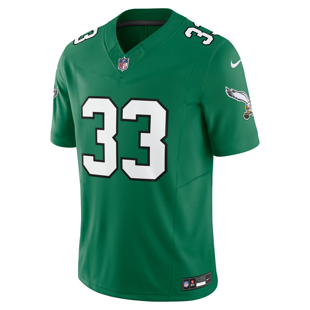 Men's Philadelphia Eagles Cooper DeJean Nike Kelly Green Alternate 2  Vapor F.U.S.E. Limited Jersey - Image 3