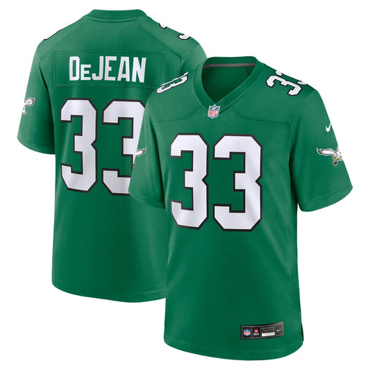 Men's Philadelphia Eagles Cooper DeJean Nike  Kelly Green Alternate Game Jersey - Image 1