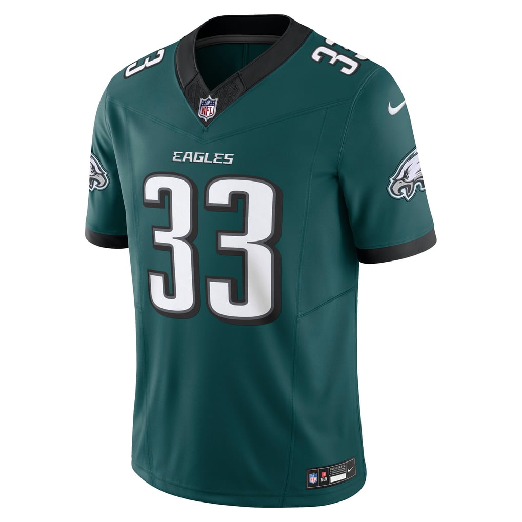 Men's Philadelphia Eagles Cooper DeJean Nike Midnight Green Team Vapor F.U.S.E. Limited Jersey - Image 3