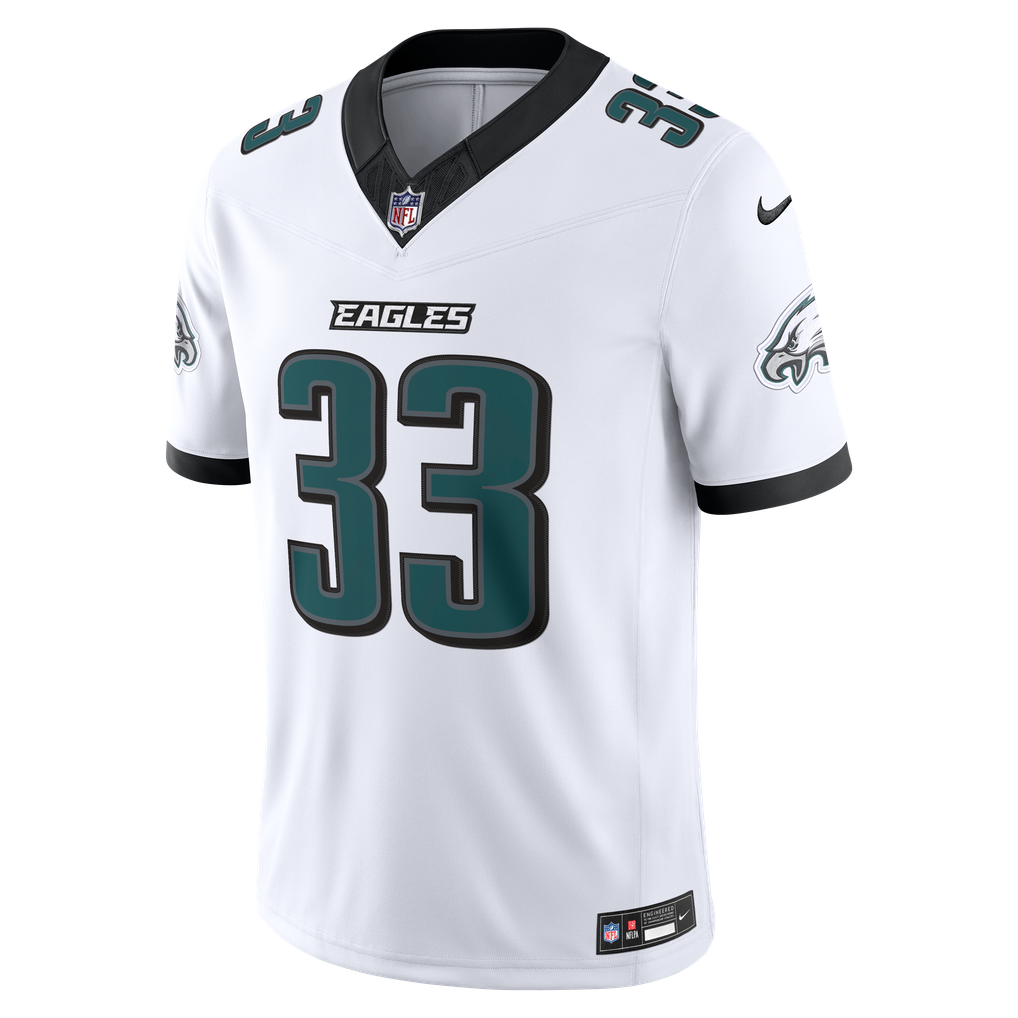 Men's Philadelphia Eagles Cooper DeJean Nike White Vapor F.U.S.E. Stitched Limited Jersey - Image 3