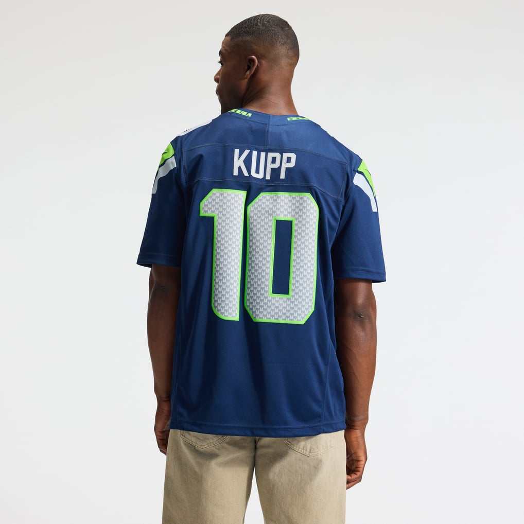 Men's Seattle Seahawks Cooper Kupp Nike College Navy Team Vapor F.U.S.E. Stitched Limited Jersey - Image 4