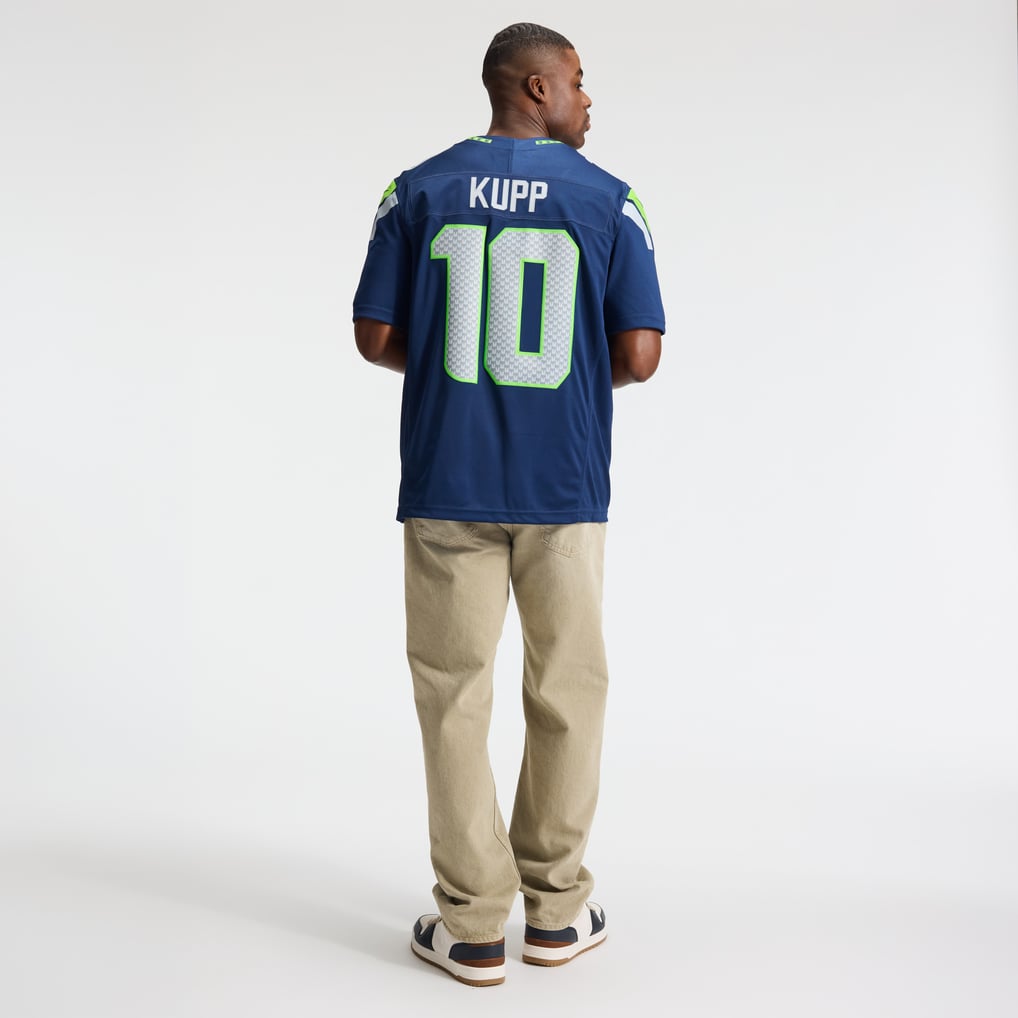 Men's Seattle Seahawks Cooper Kupp Nike College Navy Team Vapor F.U.S.E. Stitched Limited Jersey - Image 6