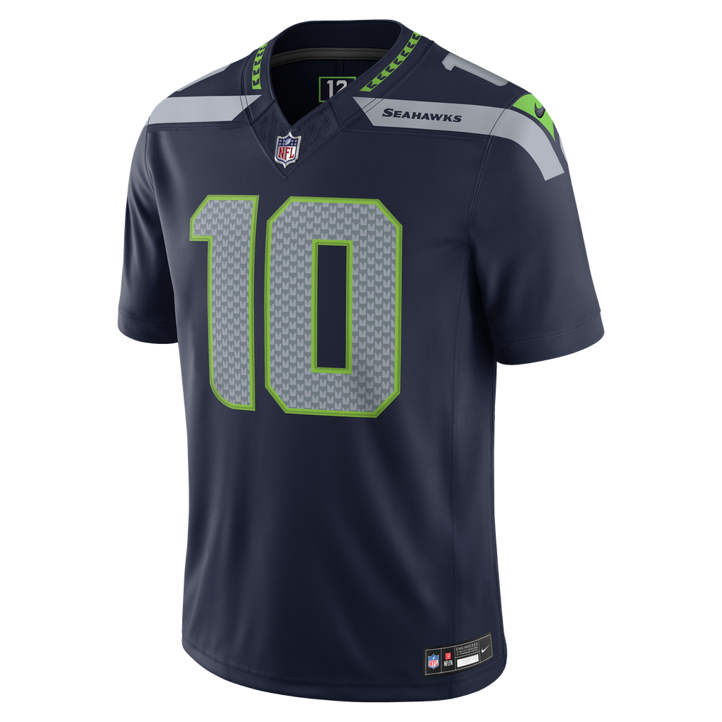 Men's Seattle Seahawks Cooper Kupp Nike College Navy Team Vapor F.U.S.E. Stitched Limited Jersey - Image 7