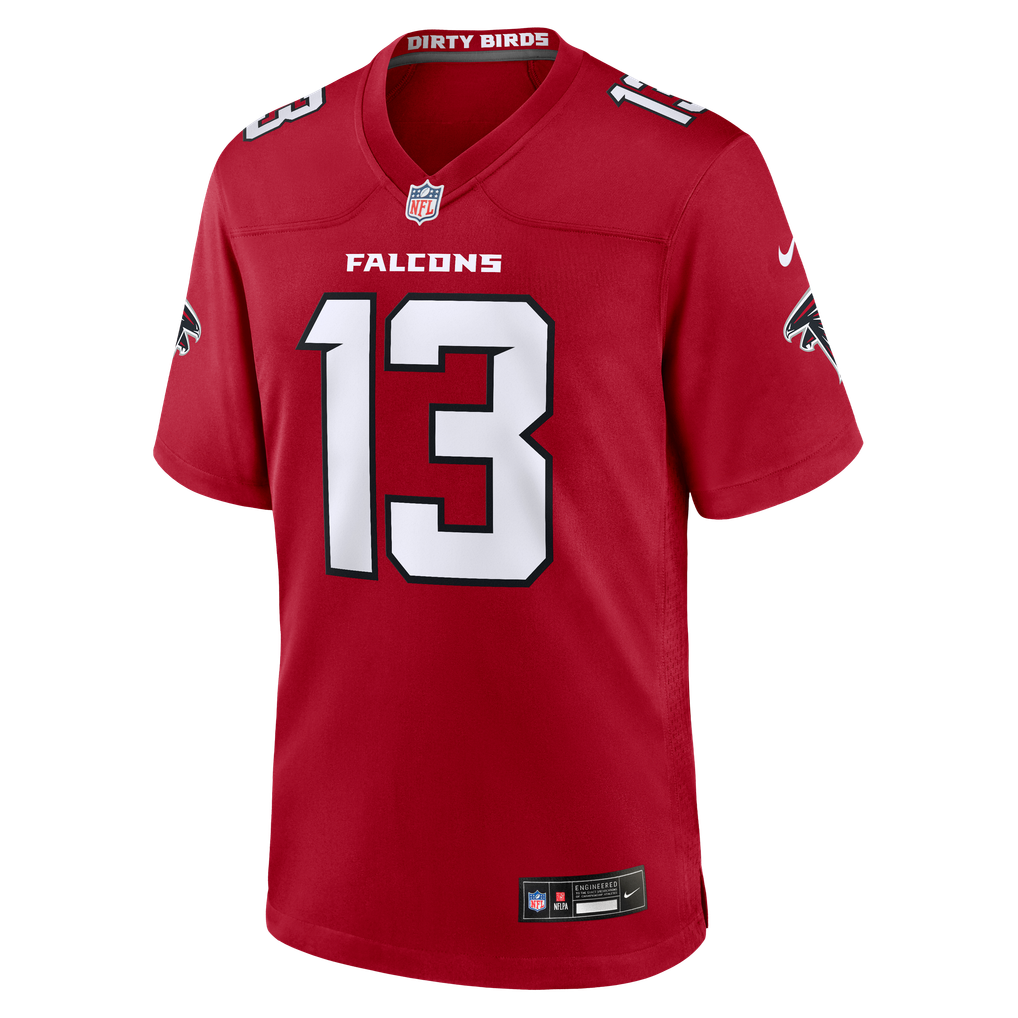Men's Atlanta Falcons Cooper Rush Nike Red Team Game Jersey