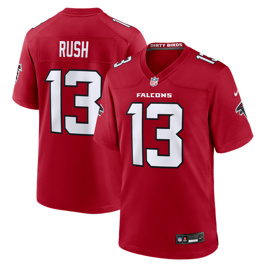 Men's Atlanta Falcons Cooper Rush Nike Red Team Game Jersey