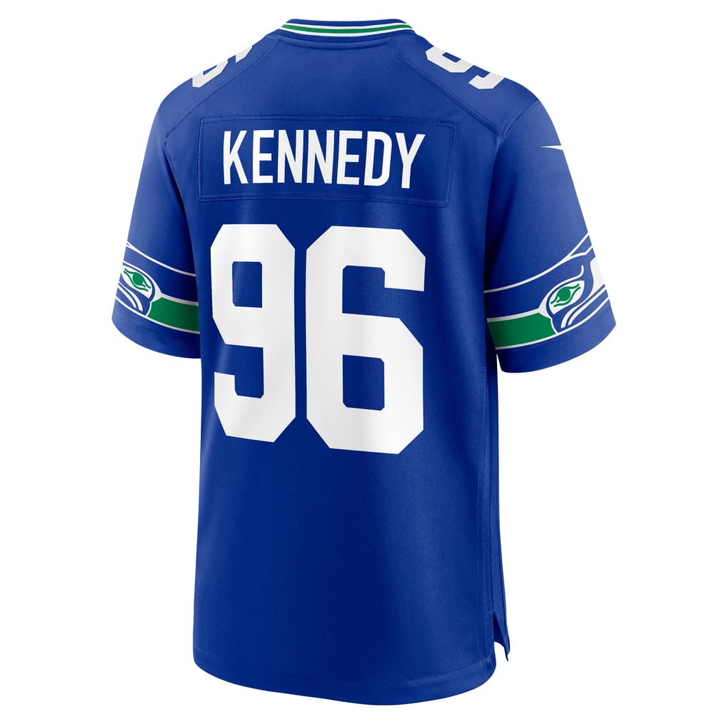 Men's Seattle Seahawks Cortez Kennedy Nike Royal Retired Player Alternate Game Jersey - Image 4