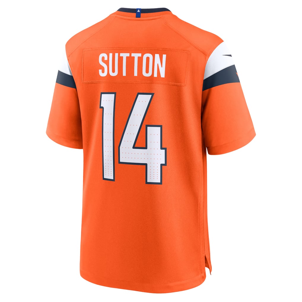 Men's Denver Broncos Courtland Sutton Nike Orange Mile High Collection Game Jersey - Image 4