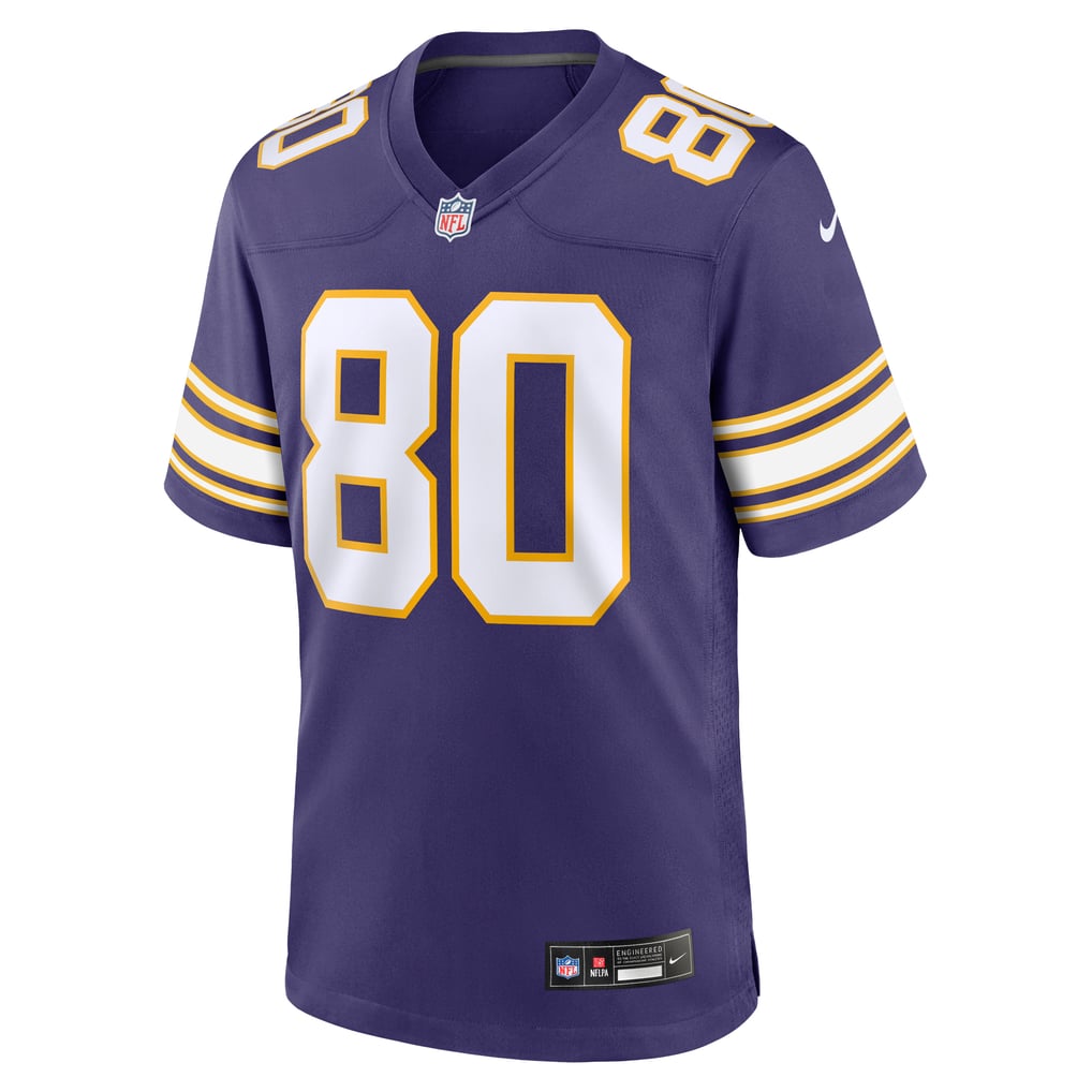 Men's Minnesota Vikings Cris Carter Nike Purple Retired Player Alternate Game Jersey - Image 3
