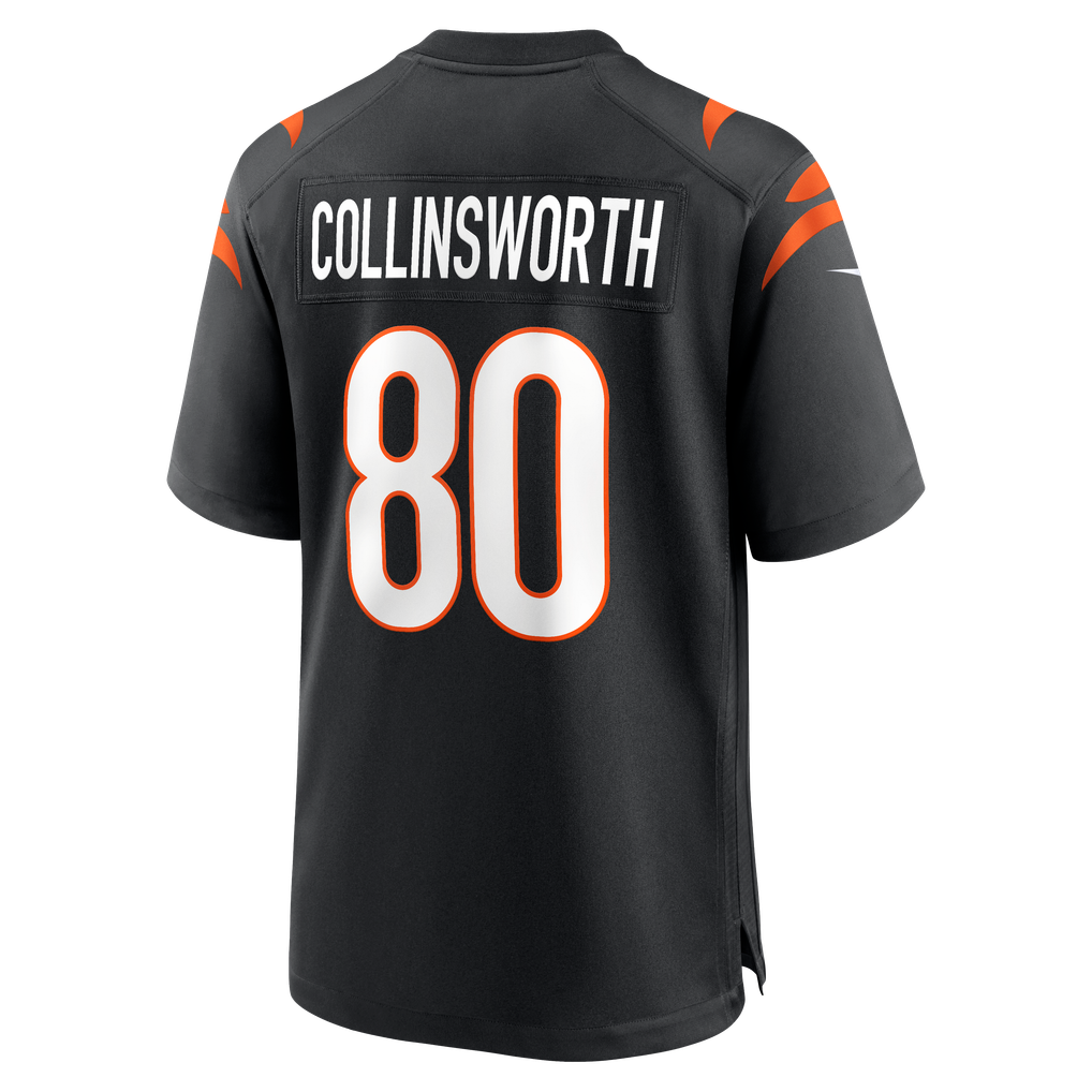 Men's Cincinnati Bengals Cris Collinsworth Nike Black Team Retired Player Game Jersey - Image 4