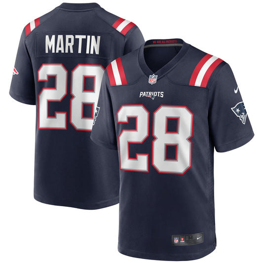 Men's New England Patriots Curtis Martin Nike Navy Game Retired Player Jersey - Image 1