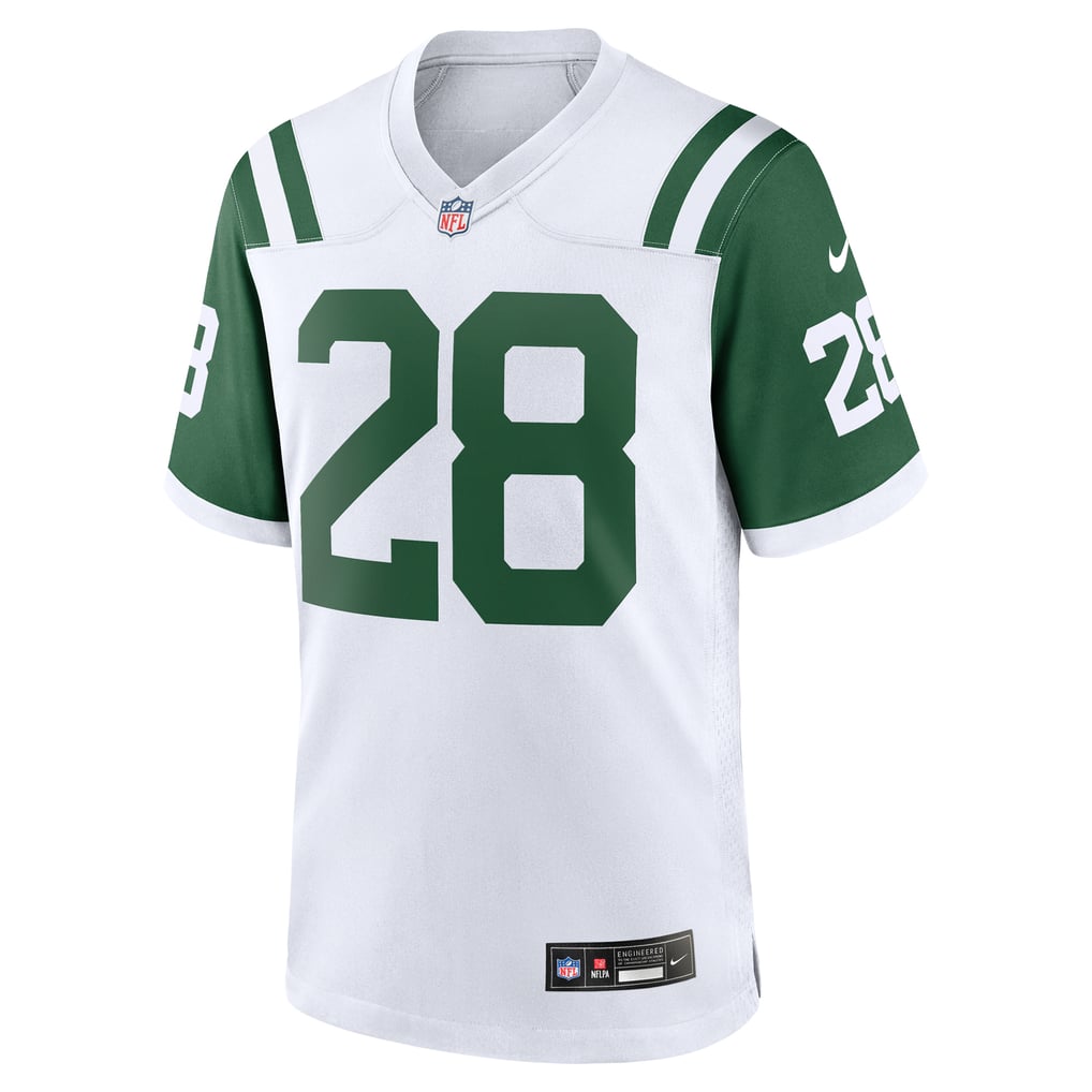 Men's New York Jets Curtis Martin Nike White Retired Player Alternate Game Jersey - Image 3