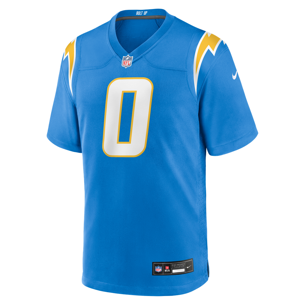 Men's Los Angeles Chargers Daiyan Henley Nike Powder Blue Team Game Jersey - Image 3