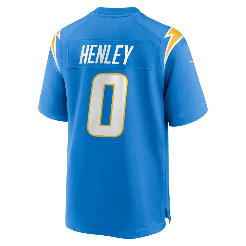 Men's Los Angeles Chargers Daiyan Henley Nike Powder Blue Team Game Jersey - Image 4