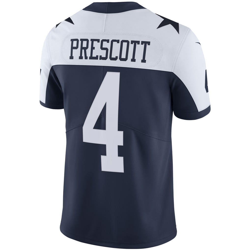 Men's Dallas Cowboys Dak Prescott Nike Navy Alternate Vapor Limited Jersey - Image 4
