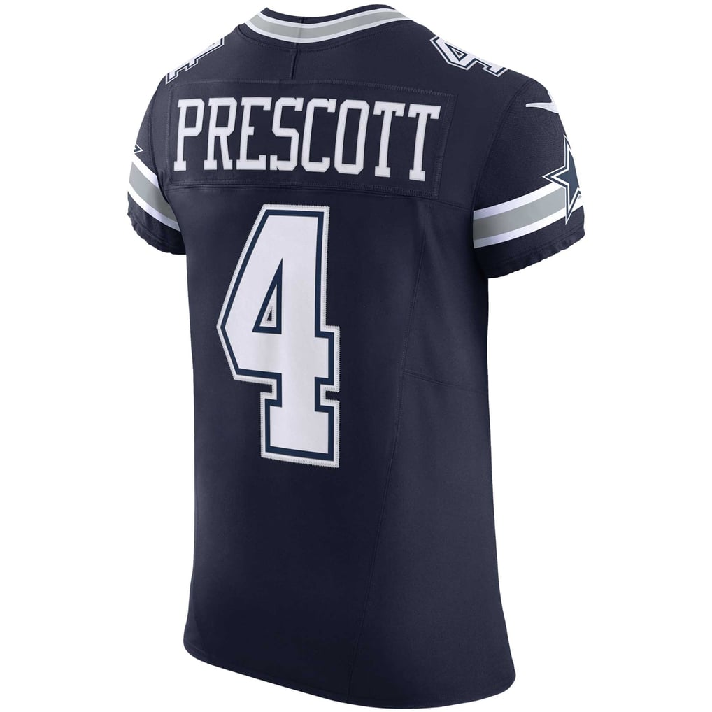 Men's Dallas Cowboys Dak Prescott Nike Navy Team Vapor F.U.S.E. Elite Jersey - Image 4