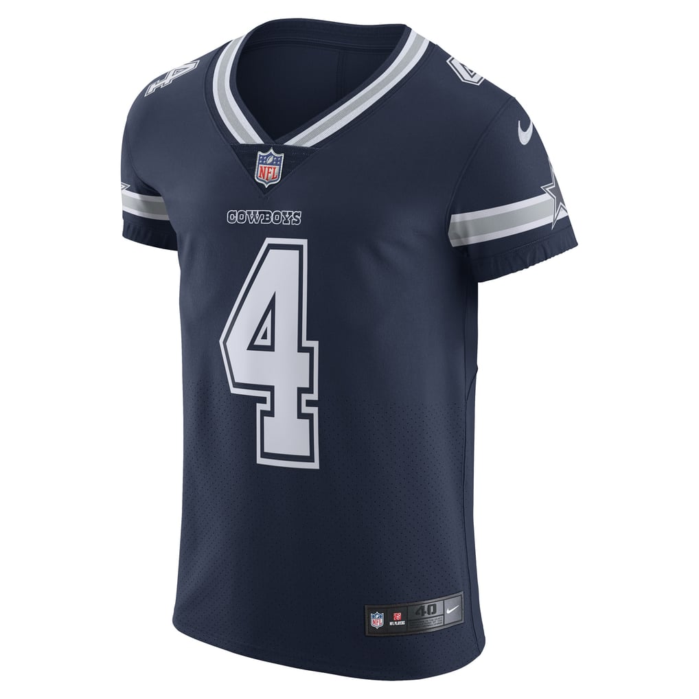 Men's Dallas Cowboys Dak Prescott Nike Navy Vapor Elite Player Team Jersey - Image 3