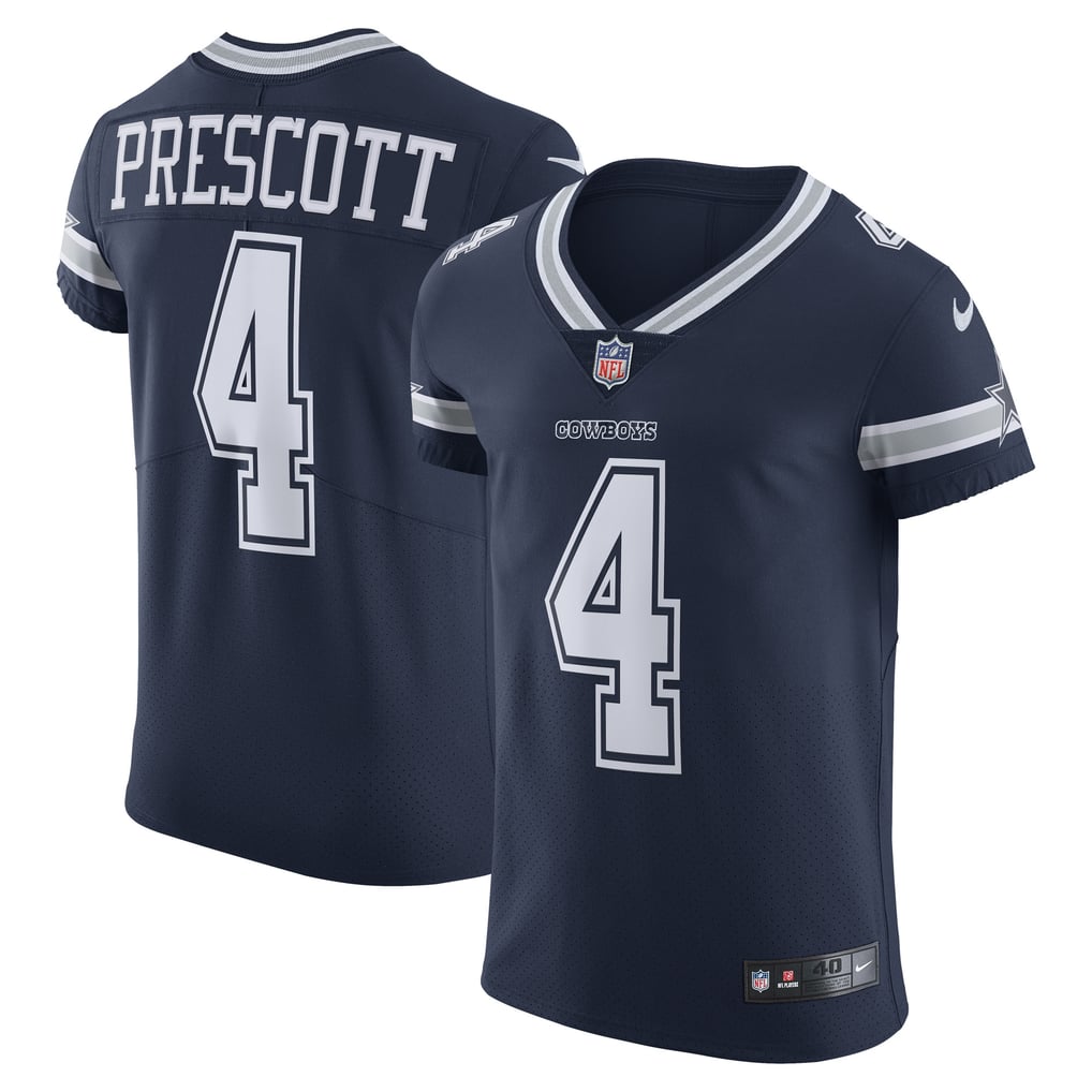 Men's Dallas Cowboys Dak Prescott Nike Navy Vapor Elite Player Team Jersey - Image 1