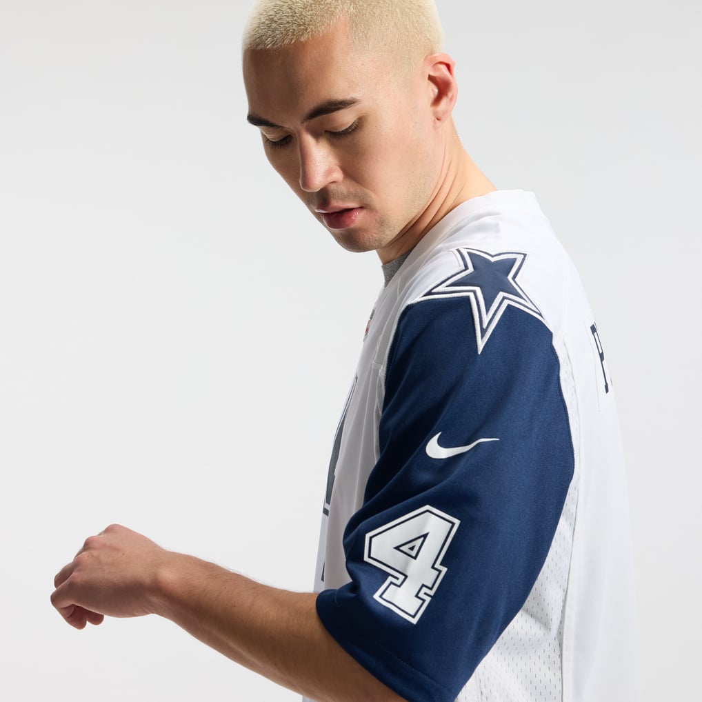 Men's Dallas Cowboys Dak Prescott Nike White Alternate Game Team Jersey - Image 11