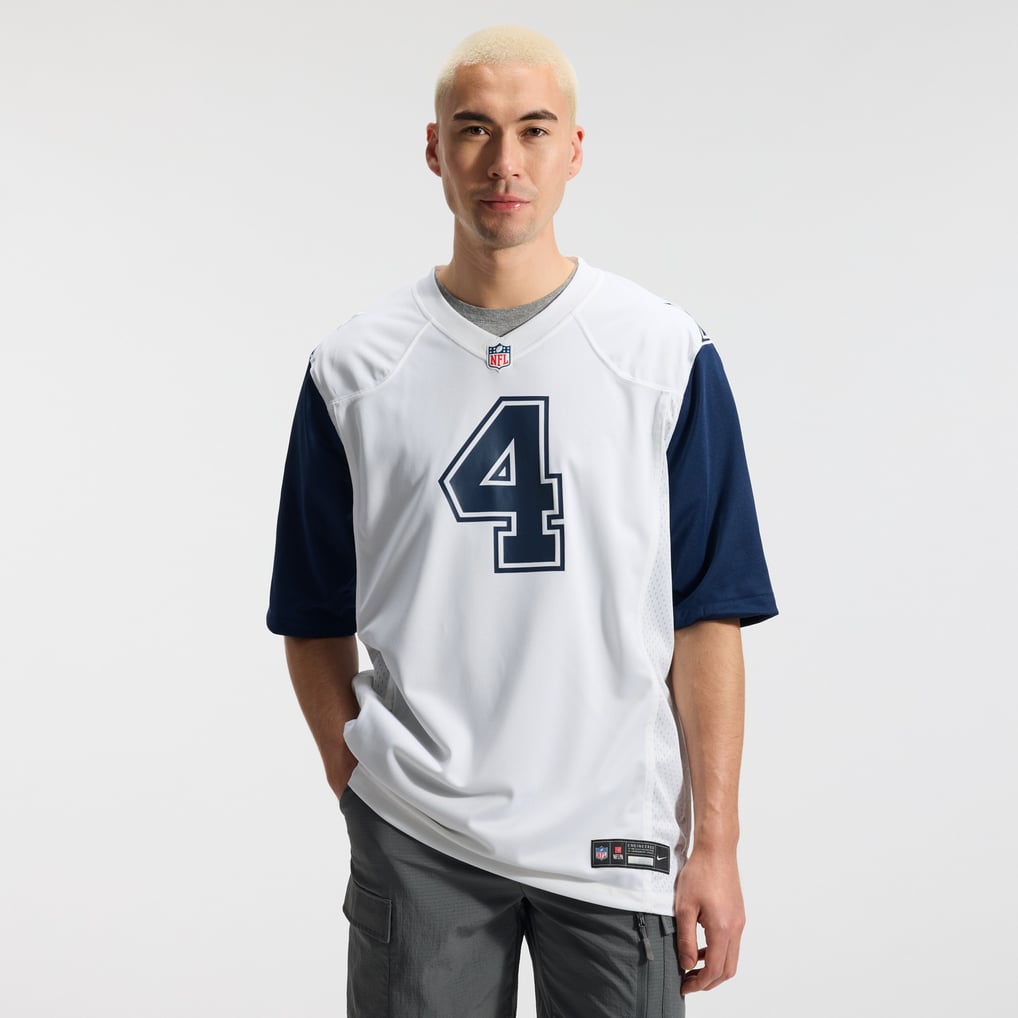 Men's Dallas Cowboys Dak Prescott Nike White Alternate Game Team Jersey - Image 3