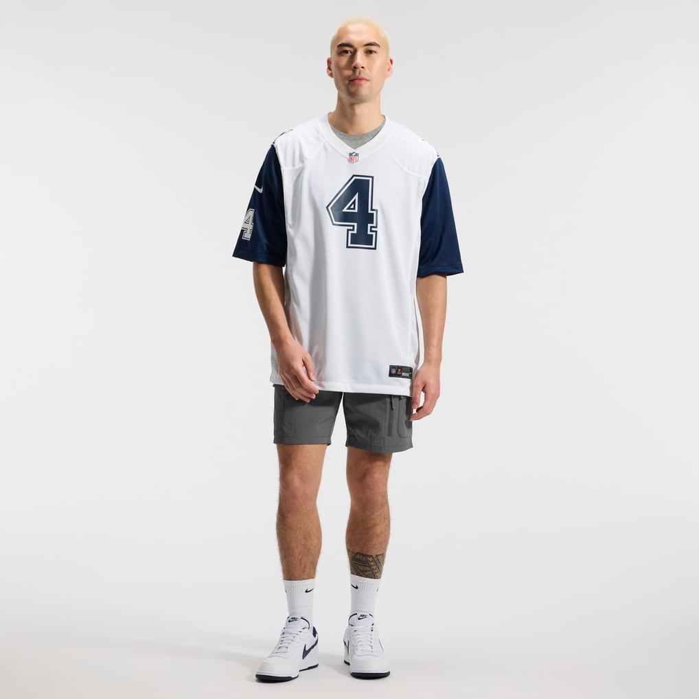 Men's Dallas Cowboys Dak Prescott Nike White Alternate Game Team Jersey - Image 5