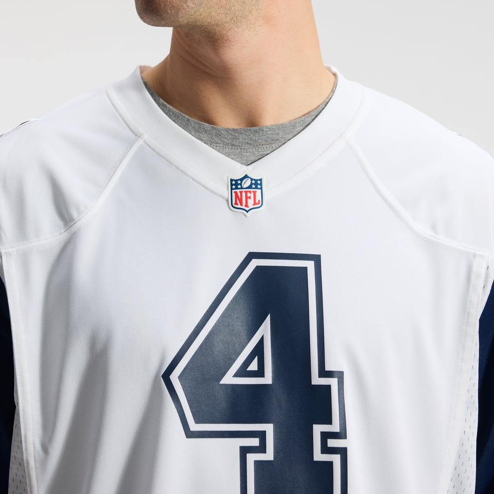 Men's Dallas Cowboys Dak Prescott Nike White Alternate Game Team Jersey - Image 10