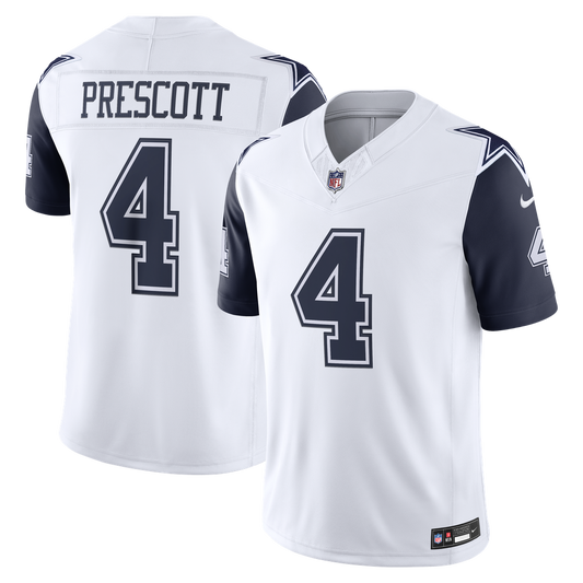 Men's Dallas Cowboys Dak Prescott Nike White Alternate Vapor F.U.S.E. Stitched Limited Jersey - Image 1