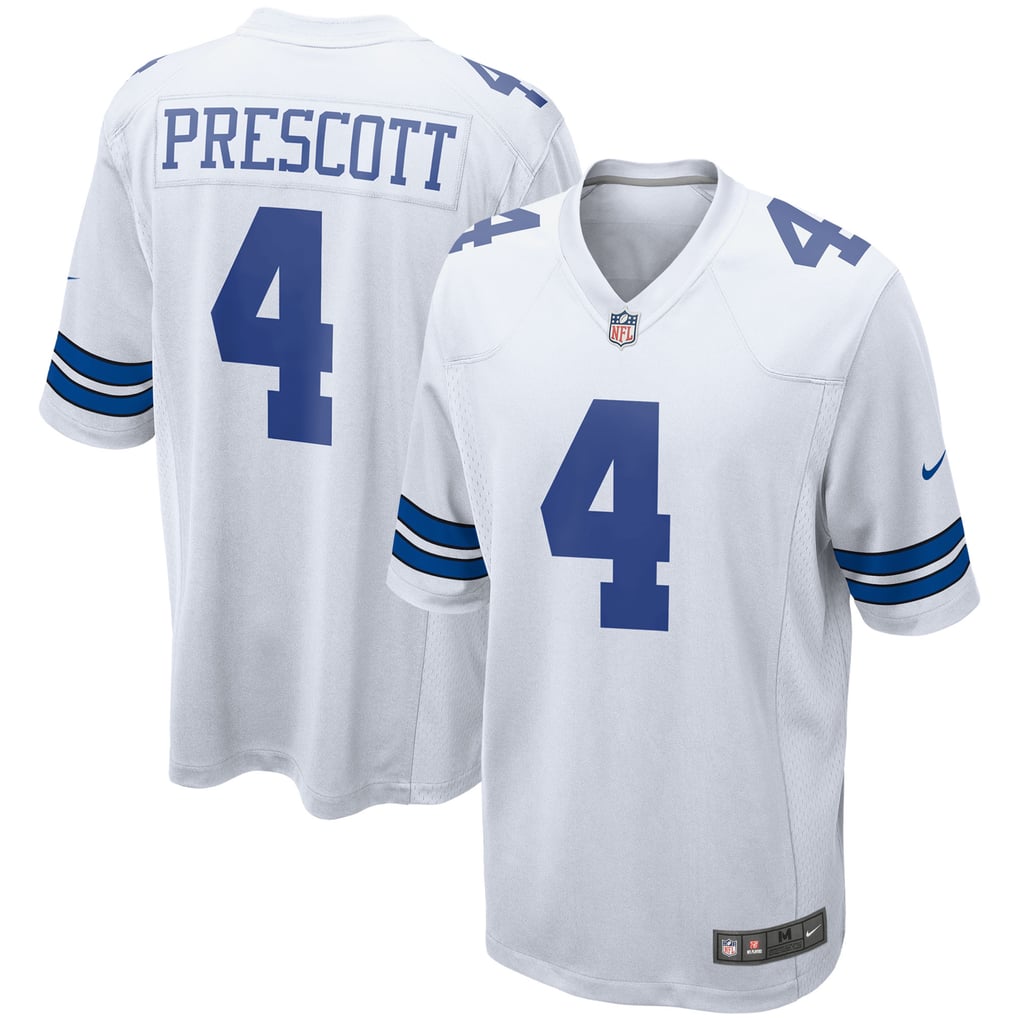 Men's Dallas Cowboys Dak Prescott Nike White Game Team Jersey - Image 1