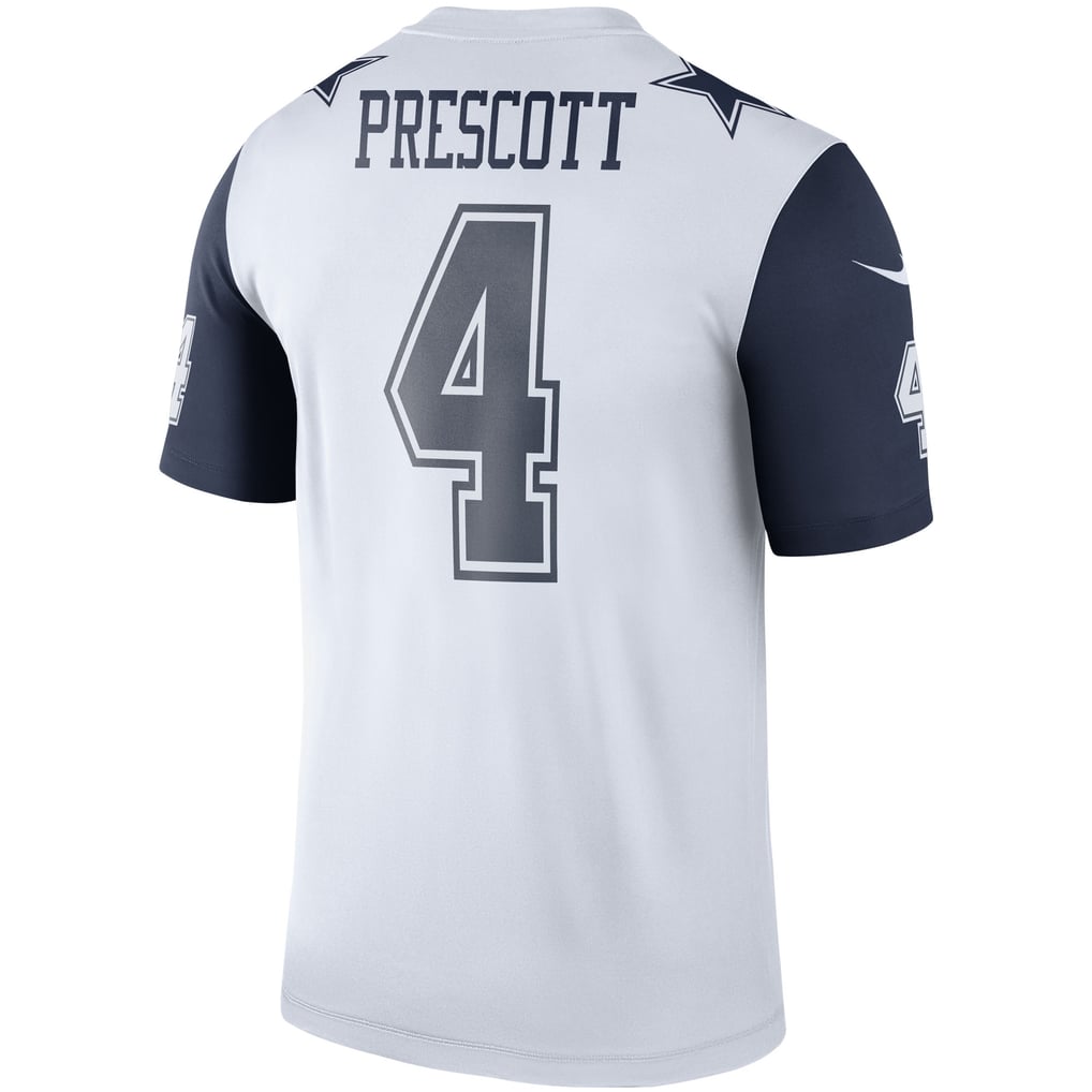 Men's Dallas Cowboys Dak Prescott Nike White Legend Player Performance Top - Image 4