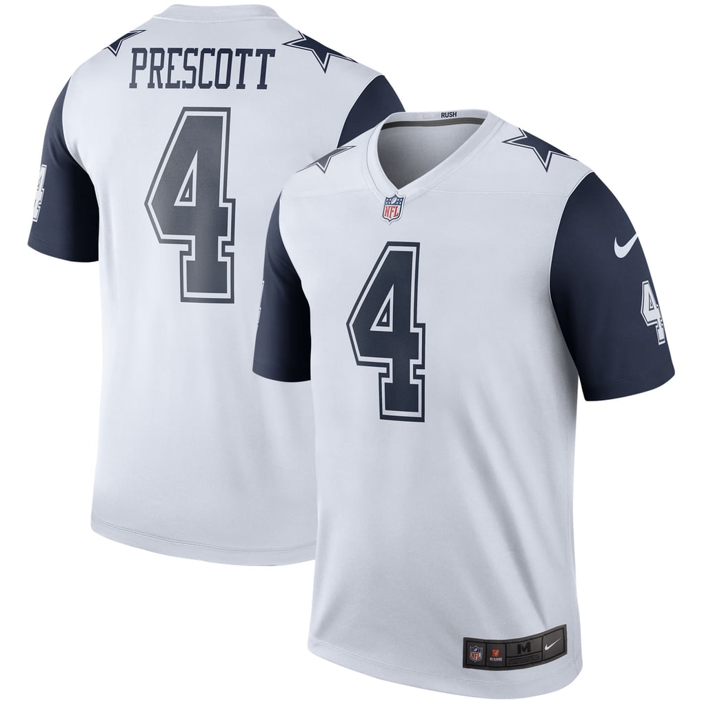 Men's Dallas Cowboys Dak Prescott Nike White Legend Player Performance Top - Image 1