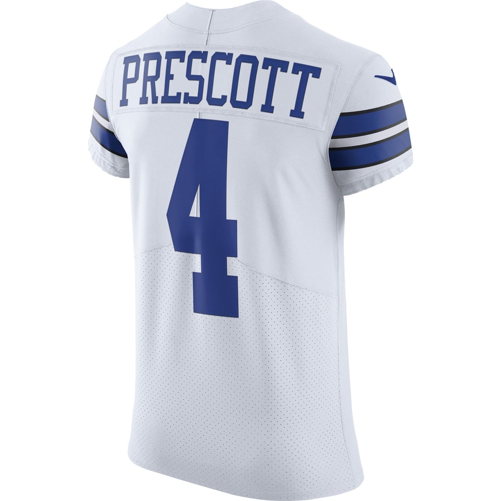 Men's Dallas Cowboys Dak Prescott Nike White Vapor Elite Player Jersey - Image 4