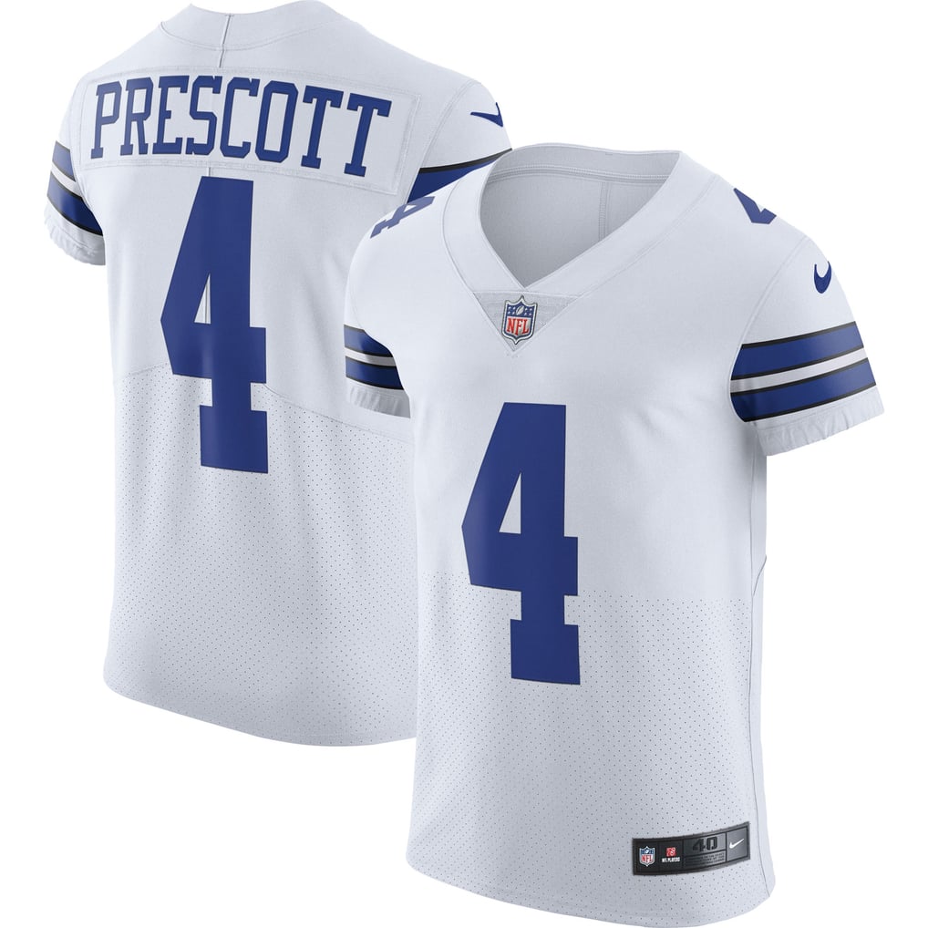 Men's Dallas Cowboys Dak Prescott Nike White Vapor Elite Player Jersey - Image 1