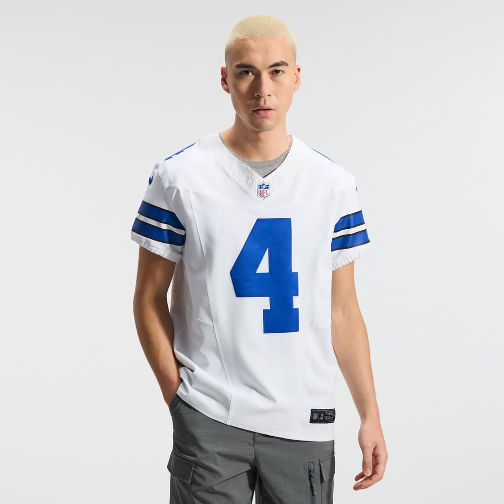 Men's Dallas Cowboys Dak Prescott Nike White Vapor F.U.S.E. Elite Jersey - Image 3
