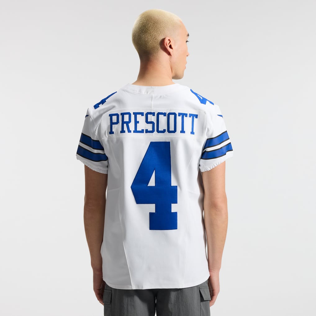 Men's Dallas Cowboys Dak Prescott Nike White Vapor F.U.S.E. Elite Jersey - Image 4