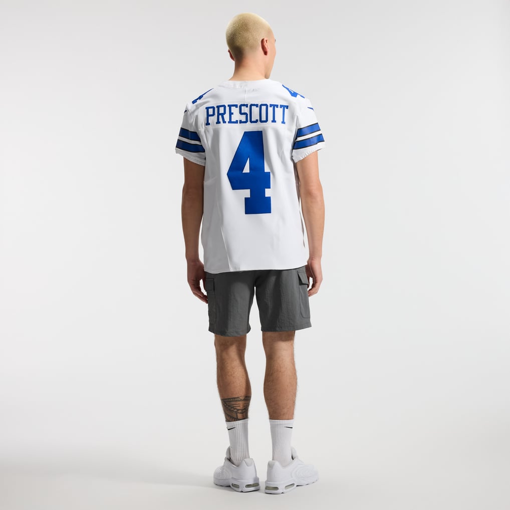 Men's Dallas Cowboys Dak Prescott Nike White Vapor F.U.S.E. Elite Jersey - Image 6