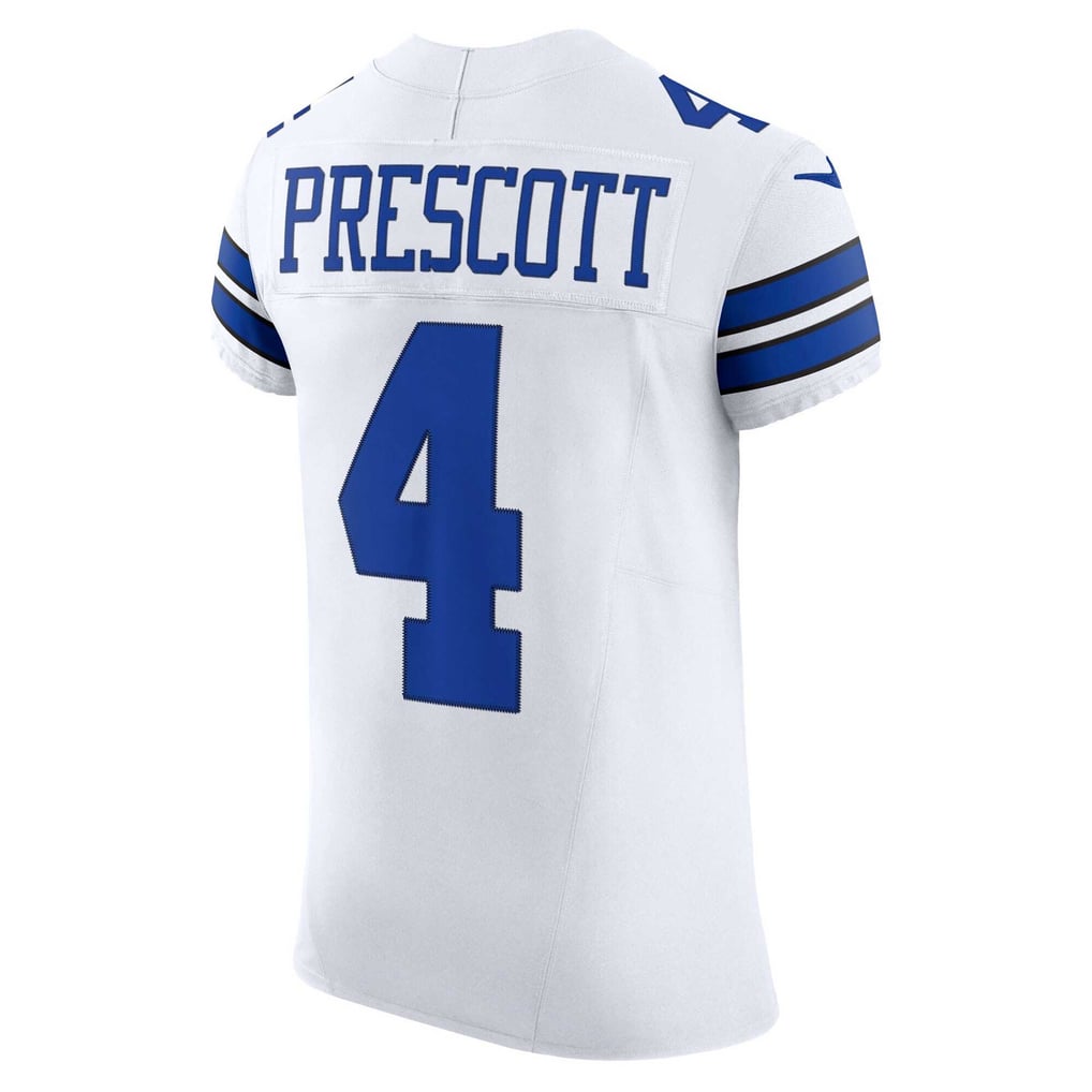 Men's Dallas Cowboys Dak Prescott Nike White Vapor F.U.S.E. Elite Jersey - Image 8