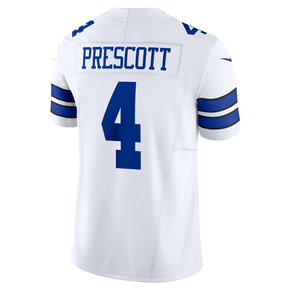 Men's Dallas Cowboys Dak Prescott Nike White Vapor F.U.S.E. Limited Jersey - Image 4