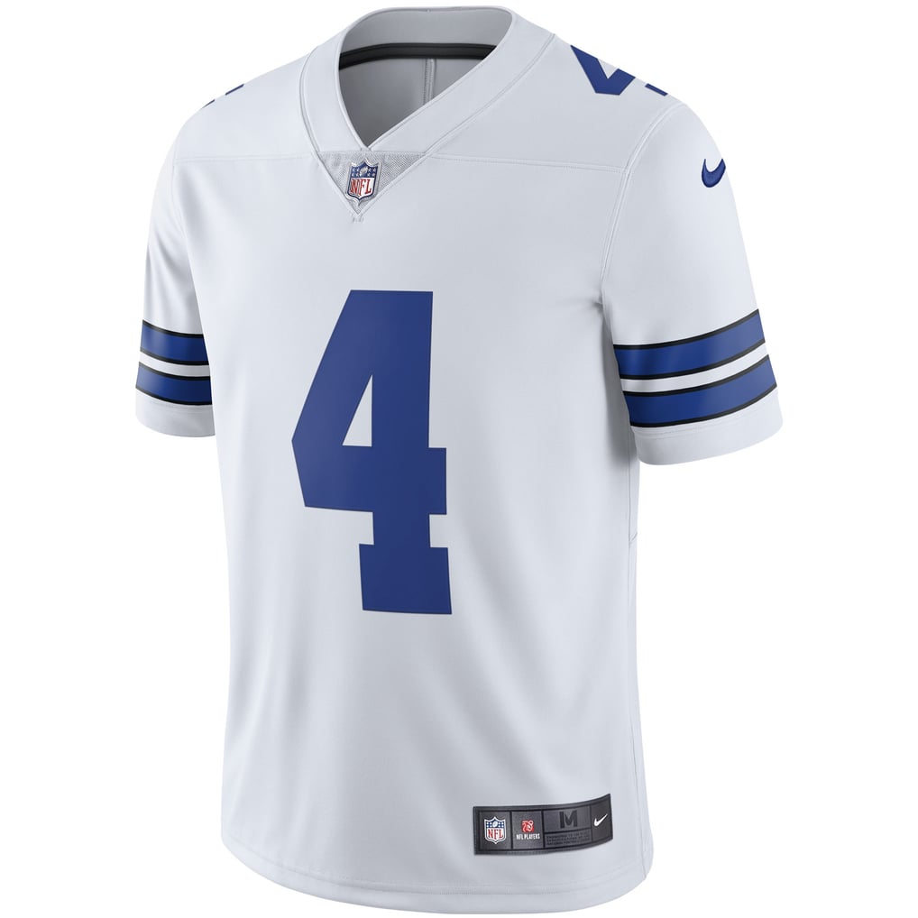 Men's Dallas Cowboys Dak Prescott Nike White Vapor Limited Player Jersey - Image 3